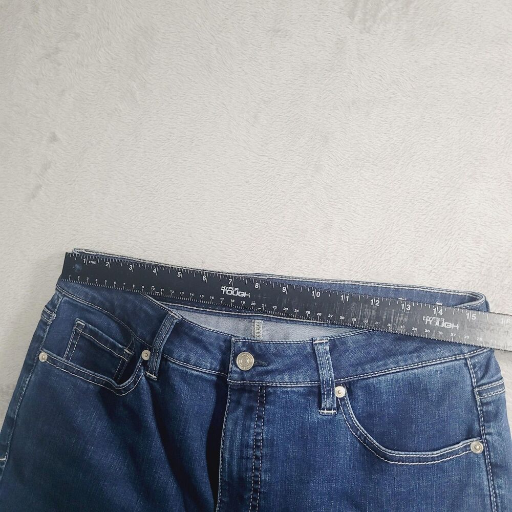 Tommy Bahama High Rise Ankle Skinny Jeans Womens 12 Blue Med Wash Stretch Denim - Picture 9 of 11